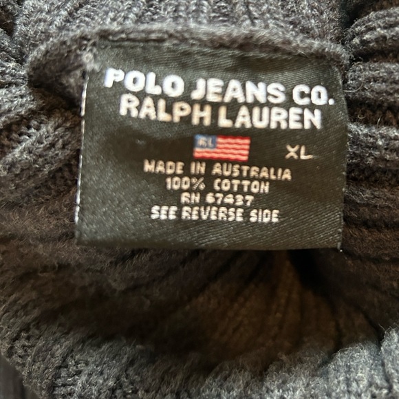 Vintage men’s Polo by Ralph Lauren turtleneck sweater. Size XL - Picture 2 of 4